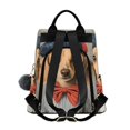 thumbnail image 2 of FORMRS Women's Travel Backpack Purse Anti-theft Hidden Pockets Casual Shoulder Bag, Yellow Dog Artist, 2 of 7