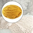 thumbnail image 6 of Thick Chunky Yarn Chunky Wool Yarn Bulky Yarn for Crocheting Arm Knitting Yarn Weight Yarn Knit Yarn for Knitted Blanket Mat Weaving Sweater Brown Yellow, 6 of 9