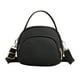 thumbnail image 2 of Bolso de nailon para mujer, minibolso de hombro con cremallera de 3 capas, bolso de piel sintética., 2 of 6