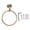 Bronze, variant on LAZIOEGR Round Wall Mounted Bath Towel Ring Copper Hand Shower Towel Holder Rack for Bathroom Heavy Duty Rust Resistant Easy Installation, Black Finish, 10.5 oz / 299 g, 7.87 inches / 20 cm