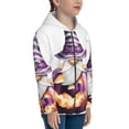 thumbnail image 5 of Rocae Halloween Gnome With Pumpkins for Zip Up Hoodies for Teen Sweatshirt with Hood-Medium, 5 of 6