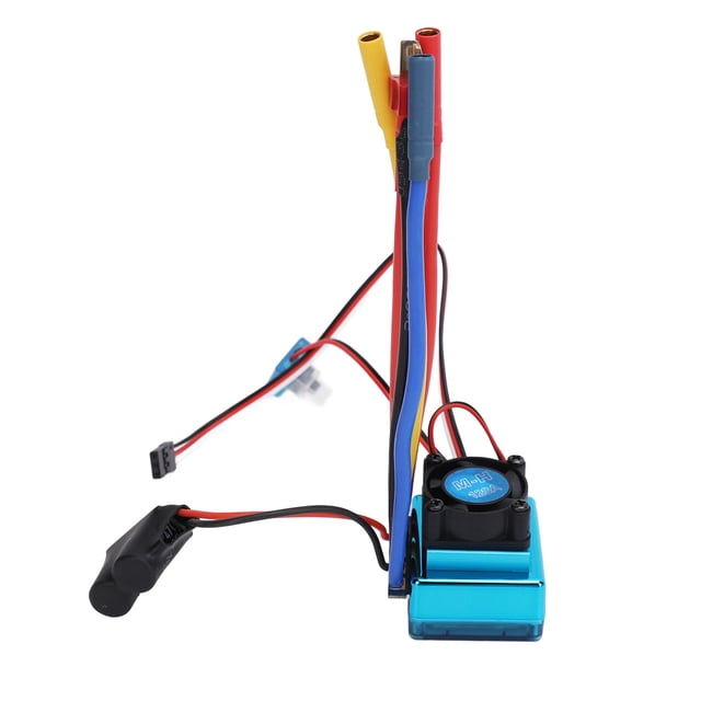 120A ESC Sin Escobillas, RC Controlador de Velocidad Eléctrica 480A Corriente MáMa 5.3V 5A Bec Bec Aluminio Aleoy Plastic para 1/10 1/12 RC COCHES