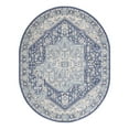 thumbnail image 3 of Unique Loom Whitney Collection Area Rug - Milano (7' 10" x 10' Oval French Blue/Ivory), 3 of 7