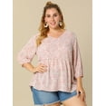 thumbnail image 4 of Blusa floral con Péplum Agnes Orinda TalGrande PaMujeres RoXL, 4 of 6