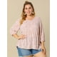 thumbnail image 4 of Blusa floral con Péplum Agnes Orinda TalGrande PaMujeres RoXL, 4 of 6