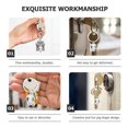 thumbnail image 4 of Pig Key Chain Ring for Bag Hanging Charm with 4Pcs Key Chains, 4 of 5