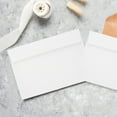 thumbnail image 3 of CIMAXIC Wedding 50 Pcs Kraft Envelopes Self Seal Envelopes Card Envelopes Kraft Paper Envelopes Invitation Envelopes Postcard Envelopes For Wedding Party Invitations Baby Shower White, 3 of 5