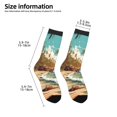 thumbnail image 2 of Naloa Coastal Palm Beach Kids Socks Unisex Kids and Toddlers' Crew Socks, ,1 Pairs, 2 of 5
