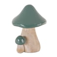 thumbnail image 3 of Melrose Set of 2 Green Mushroom Tabletop Decorations 6.25", 3 of 4