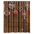 thumbnail image 1 of ABPHQTO Cortina de ducha Merry Christmas Cortina de ducha impermeable 150x180 cm, 1 of 2