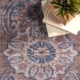 thumbnail image 4 of nuLOOM Sariyah Printed Floral Machine Washable Area Rug, 7' 10" x 10', Rust, 4 of 10