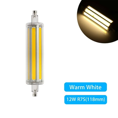 100w Amplified Bass Tube (R7S COB LED Light Bulds, 118mm 12W AC85-265V, J Type Double Ended 100W R7S J118 Halogen Bulb Replacement Double Ended Filament Flood Lights Tube Lamps Warm White/Cool)