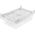 thumbnail image 4 of YekouMax Fridge Drawer Organizer, Refrigerator Organizer Bins, Pull Out with Handle, Fridge Shelf Holder Storage Box, Clear Container for Food, Drinks, Fit for Fridge Shelf Under 0.6", 4 of 8