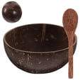 thumbnail image 1 of 1 Set Coconut Shell Cups Hawaiian Theme Party Favors Includes Coconut Bowl Spoon Salad Bowl, 1 of 5