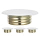 thumbnail image 1 of 4pcs Fire Sprinkler Cover Plates for Ceiling Protection – Concealed Design Galvanized Guard Trim Ring for Residential & Commercial Use, 1 of 5