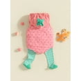 thumbnail image 5 of Cjfdfy Newborn Baby Boy Girl Strawberry Costume Kids Baby Halloween Costume Infant Cute Zipper Hooded Romper Jumpsuit with Stockings Set Cosplay Party Outfit, 5 of 9