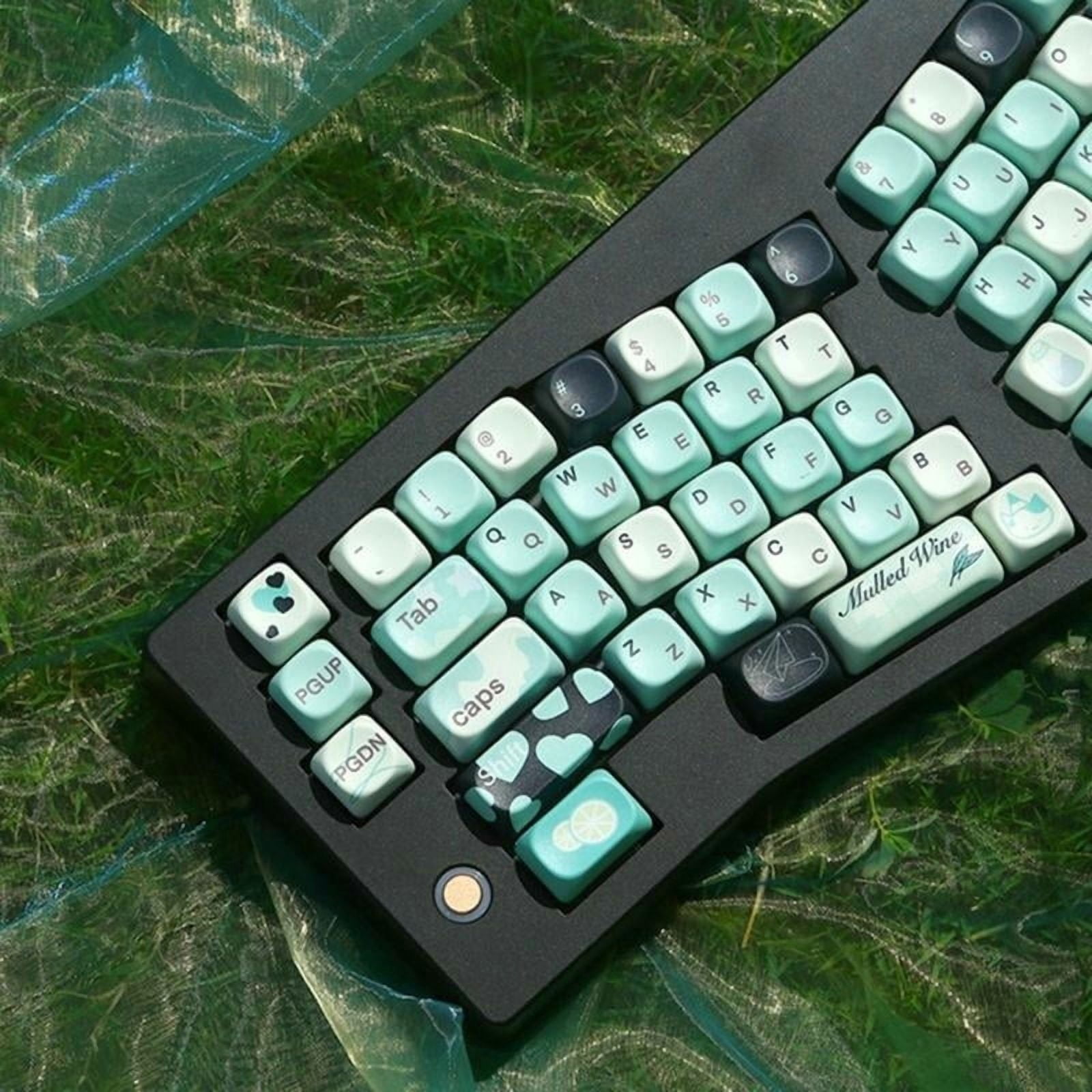 131 Keys PBT MOA Profile Keycaps Set Fantasy Summer Theme for GMK67 81 87 104 108 Mechanical Keyboards