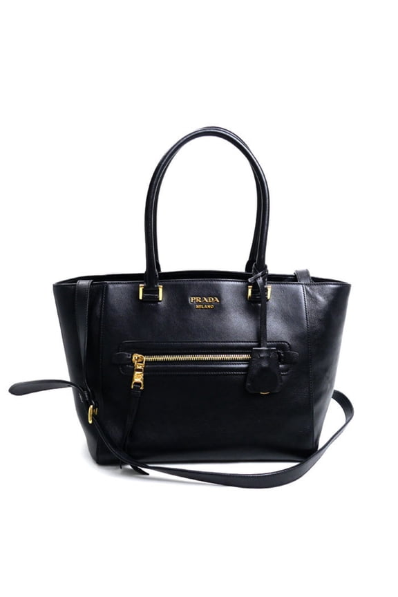 Pre-Owned PRADA Prada 2-Way Shoulder Bag Black 1BG227 Women's (Good)
