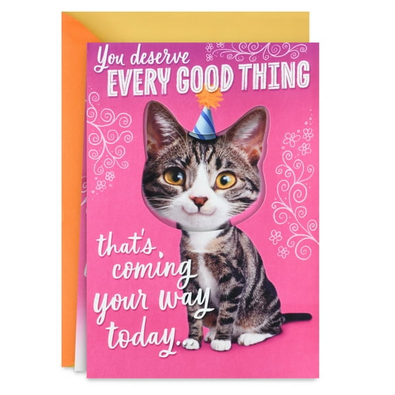 Hallmark Funny Pop-Up Birthday Card (You Deserve Every Good Thing)