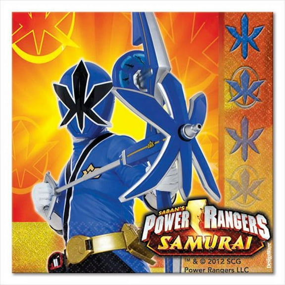 Amscan 503712 Power Rangers Beverage Napkins