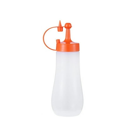 

Hloma Squeeze Sauce Bottle Food Grade Pointed Mouth Design PE Reducing Waste Condiment Dispenser for Ketchup