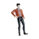 thumbnail image 2 of Figura de personas a escala 1/64 Hugo chaqueta de cuero Figuras masculinas dioramas, 2 of 10