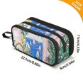 thumbnail image 4 of FORMRS Pencil Case with 3 Compartments Zipper Pouch, Elementary School Level and up, Yellow Seaside, 4 of 8