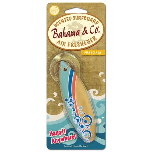 Bahama & Co. Pina Colada Scented Surfboard Air Freshener