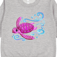 thumbnail image 3 of Inktastic Cute Pink Sea Turtle Toddler Sweatshirt, 3 of 4