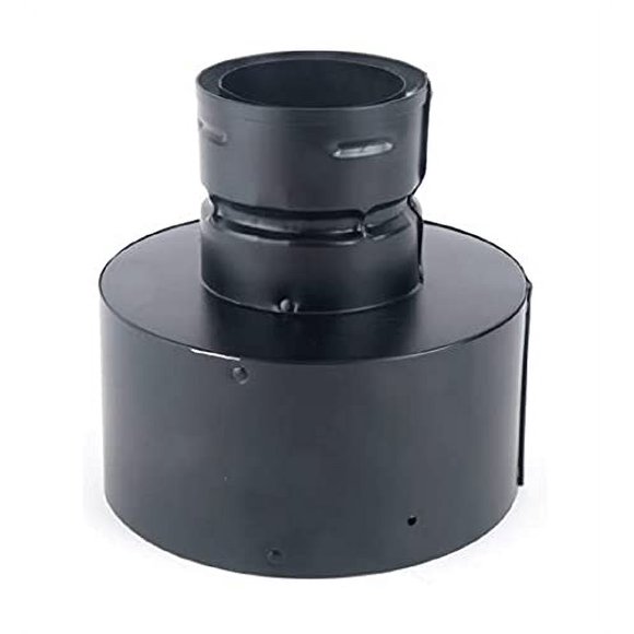 Simpson Duravent PelletVent 3PVL-X6 Double-Wall Air-Insulated Pellet Stove Chimney Adapter, Stainless Steel Inner Wall and Galvalume Outer Wall, Requires A DVL/DuraBlack Chimney Adapter, 6 Inch