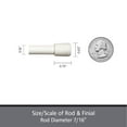 thumbnail image 2 of Kenney 7/16" White Adjustable Spring Tension Rod, 18"-28", 2 of 5