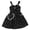 Noir, variante sur Catégorie de Produit Robes pour Filles - Robe Sans Manches à Imprimés pour Tout-Petits avec Sac Assorti Tenue 2 Pcs pour Enfants Vêtements Mode