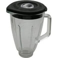 thumbnail image 2 of Update 6-Cup 48 OZ Round Pyrex Glass Jar Blender Pitcher&Container with Cross blade and Base Bottom Cap,Compatible with Hamilton Beach blenderHBB800, HBB908, HBB909,908, 909 and 910 (6-Cup Glass Jar), 2 of 6