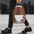 thumbnail image 2 of Easygdp Coffee Cafe Cup Mochila Ligera de 15 Pulgadas para Estudiantes, Mochila Cómoda para la Escuela y Viajes, Correas Ajustables, 2 of 6