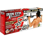 Iron Gym Doorway Pull Up Bar, Strength Training Pull-up Door Frame Bars, Total Upper Body Workout Bar for Doorway, Chin Up Bar, Fitness Exercise for Home