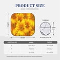 thumbnail image 3 of Naloa 3D Sunflowers 2 Piece Foldable Car Sun Shades, Car Windshield Sunshade, Front Window Sunshade for Car, Truck, SUV - Large, 3 of 7