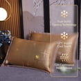 thumbnail image 4 of Linnome Cooling Pillowcase Double Sided Ice Silk Breathable Washable Ice Rattan Weave for Summer Sleep 23x15.7 Inch, 4 of 6