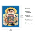 thumbnail image 2 of The Beer of the Lion (Bier Du Lion) - Vintage France Advertising Poster by Eugene Ogé c.1922 - Fine Art Matte Paper Print (Unframed) 16x20in, 2 of 4