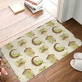 thumbnail image 5 of Balery Frogs Doormat, Durable Flannel Fabric, Waterproof Stain and Fade Resistant, Low Profile,Indoor Outdoor Door Mats, Easy Clean Patio Entrance Mat, 16x24in, 5 of 9