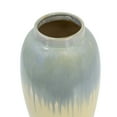 thumbnail image 2 of A&B Home Florence Short Reactive Glazed Ceramic Vase - 7"Dia. x 16" - Blue/Cream, 2 of 5