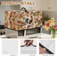 thumbnail image 7 of Whosucclay Rooster Chicken Maple Leaf Print Microwave Oven Universal Dust Cover, 8 Oz Canvas Dust Cover with Top Handle, Heat-Resistant, Waterproof, For Microwave, Toaster Oven-L, 7 of 7