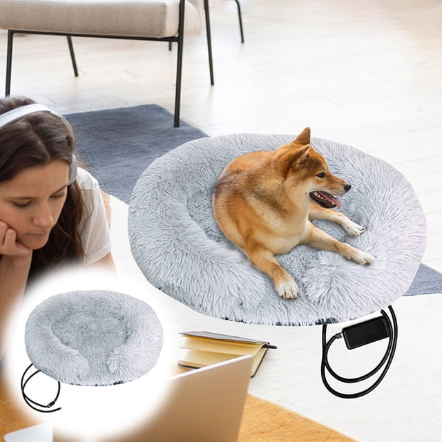 Orthopedic Memory Foam Circular Pet Bed for Enhanced Comfort and Support Machine Washable Polyester Fabric