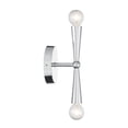 thumbnail image 4 of Meridian M90110NB 2-Light Wall Sconce in Natural Brass, 4 of 7