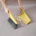 thumbnail image 1 of Multifunctional Household Cleaning Brush | Lightweight Plastic Handle | Soft Flexible Bristles | Space Saving Hanging Design | Efficient Dirt Removal | 13.78 x 4.72 in | Single Pack | Yellow Gray, 1 of 6