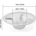 thumbnail image 1 of Protection de Drain Intelligente, Passoire en Maille d'Acier Inoxydable Combine Résistance à la Rouille et Design Universel, s'Adapte Parfaitement à Votre Salle de Bain et Cuisine, 1 of 5