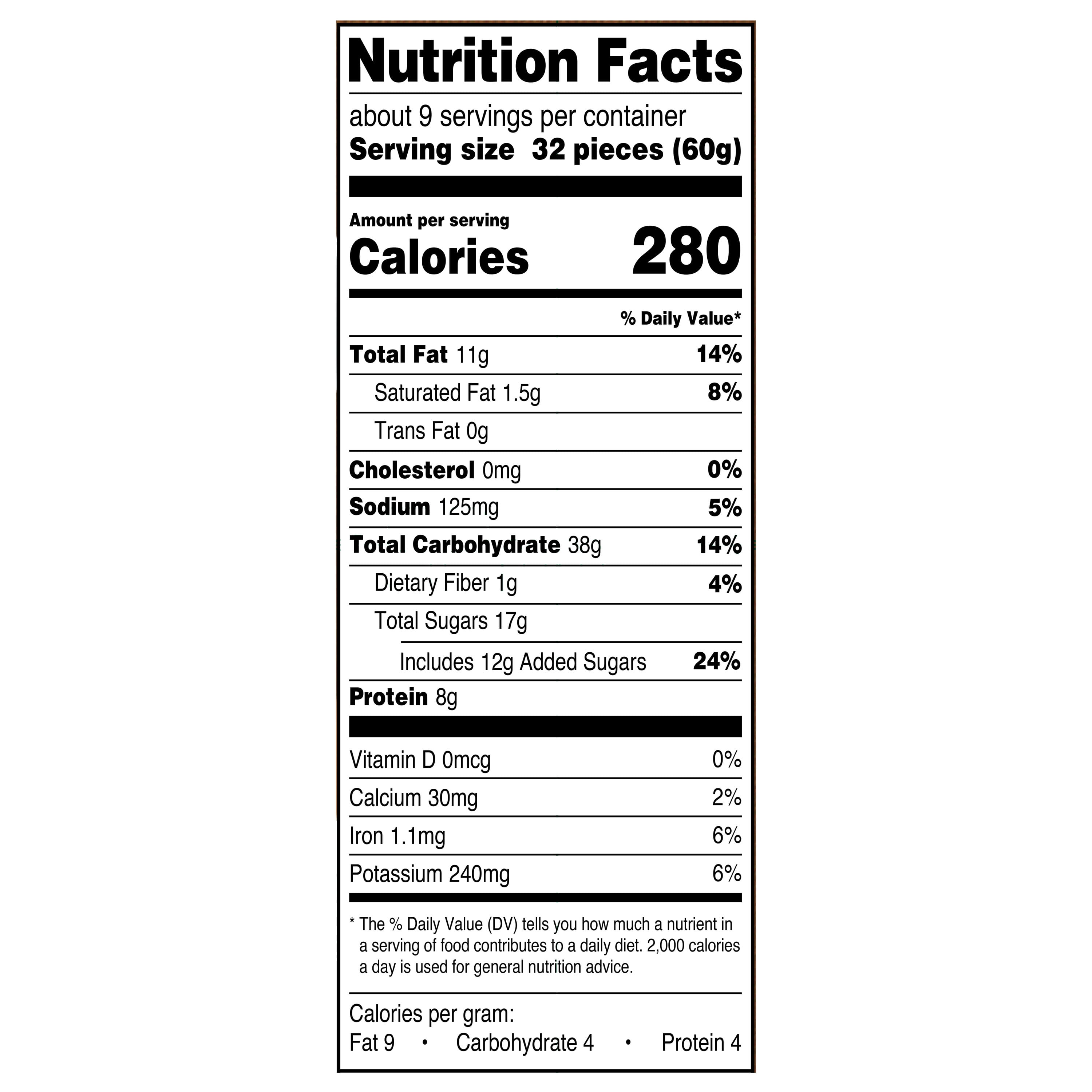 Great Value Crunchy Peanut Butter Filled Breakfast Cereal Bites, 18 oz