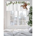 thumbnail image 5 of Monkey Animal Valances for Windows Vine Monkeys Cartoon Decoration Valance Rod Pocket Light Filtering Short Window Treatments Curtains for Kitchen Bathroom Living Room Bedroom, 1 Panel, 42 x 12 Inch, 5 of 7