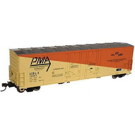 Atlas 50001406 N Plywood Marketing Evans 53' Double Plug-Door Boxcar USLX #10587