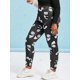 thumbnail image 2 of Talla grande Panda Print Flacny Leggings Rosegal Leggings de talla grande, 2 of 5
