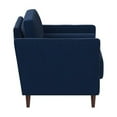 thumbnail image 4 of LifeStyle Solutions Jareth Loveseat in Navy Blue Fabric Upholstery, 4 of 7